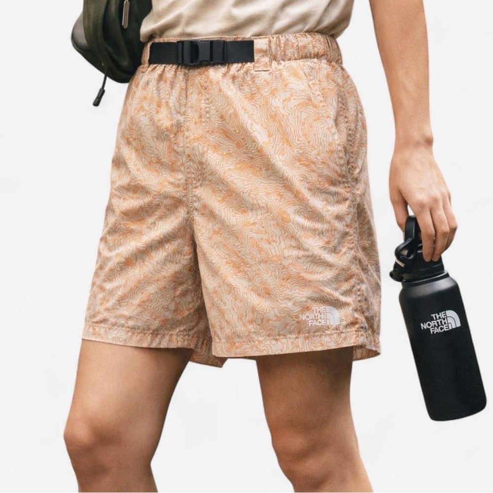 The North Face Topographic Print Trail Shorts Men’s Medium Hiking Gorpcore M